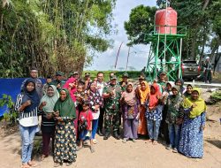 Wujud Syukur Sumur Bor Rampung, Warga Gadungsari Antusias Berfoto Bersama Kasdam IV/Diponegoro