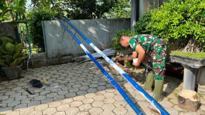 Persiapan Penutupan TMMD Di Desa Puro Terus Dikebut