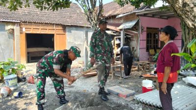 Harapan Besar Ibu Wawik di Tengah Proses Pembangunan RTLH TMMD Reguler ke-128 Kodim Sragen