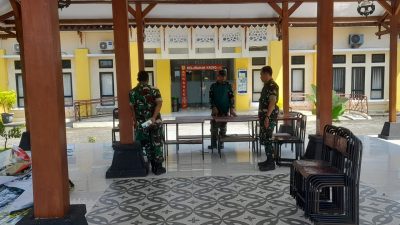 Danramil Karangmalang Pimpin Penyiapan Kunjungan Tim Wasev dari Irum Itjenad Brigjen TNI Joni Pardede, S.Sos.
