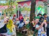 Ratusan warga Desa Puro tampak antusias menyaksikan upacara penutupan TMMD Reguler ke-128 Kodim 0725/Sragen