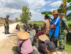 Kasdim Sragen Ucapkan Terimakasih Kepada warga Puro dan Satgas TMMD Reg 128