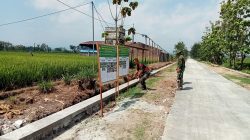Talud Jalan 150 Meter di Desa Puro Rampung 100 Persen