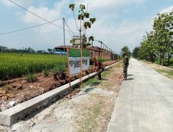 Talud Jalan 150 Meter di Desa Puro Rampung 100 Persen