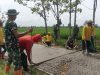 Dansatgas TMMD Reguler ke-128 Pantau Ketat Progres Pengecoran Jalan