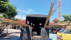 Panggul Bambu Bersama, Semangat Satgas TMMD Tak Surut Jelang Penutupan