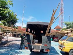Panggul Bambu Bersama, Semangat Satgas TMMD Tak Surut Jelang Penutupan
