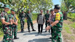 Tim WASEV TMMD Tinjau Pembangunan Di Desa Puro’