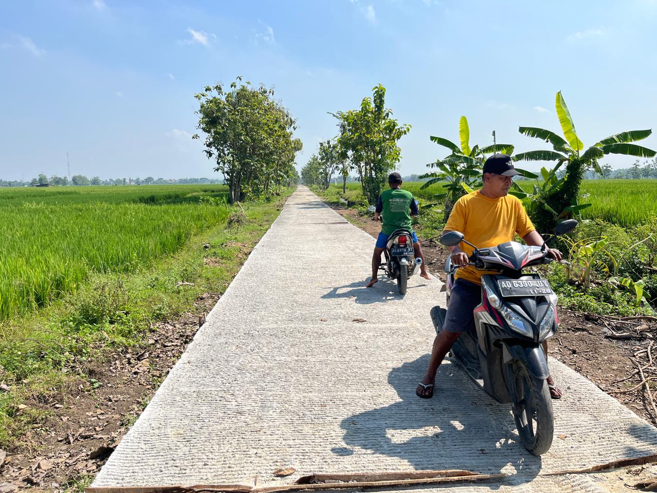 Jalan Bagus Berkat TMMD Walaupun Belum 100%, sudah Bisa Di Rasakan Manfaatnya