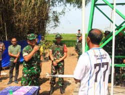 Air Kehidupan Mengalir dari TMMD, Wasev Tinjau Sumur Bor dan Tanam Harapan di Pelemgadung