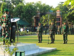 Upacara Bendera Jadi Momentum Memperkuat Disiplin dan Jiwa Pengabdian Prajurit Kodim 0725/Sragen