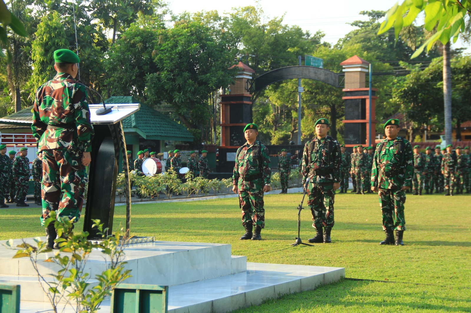 Upacara Bendera Jadi Momentum Memperkuat Disiplin dan Jiwa Pengabdian Prajurit Kodim 0725/Sragen