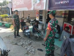 Mata Tak Pernah Lengah, Bati Koramil Jenar Turun Langsung Pantau Wilayah Demi Ciptakan Rasa Aman