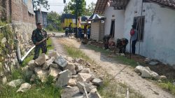 Talud Kokoh Jalan Aman, Babinsa dan Warga Wujudkan Kampung Maju Melalui Gotong Royong