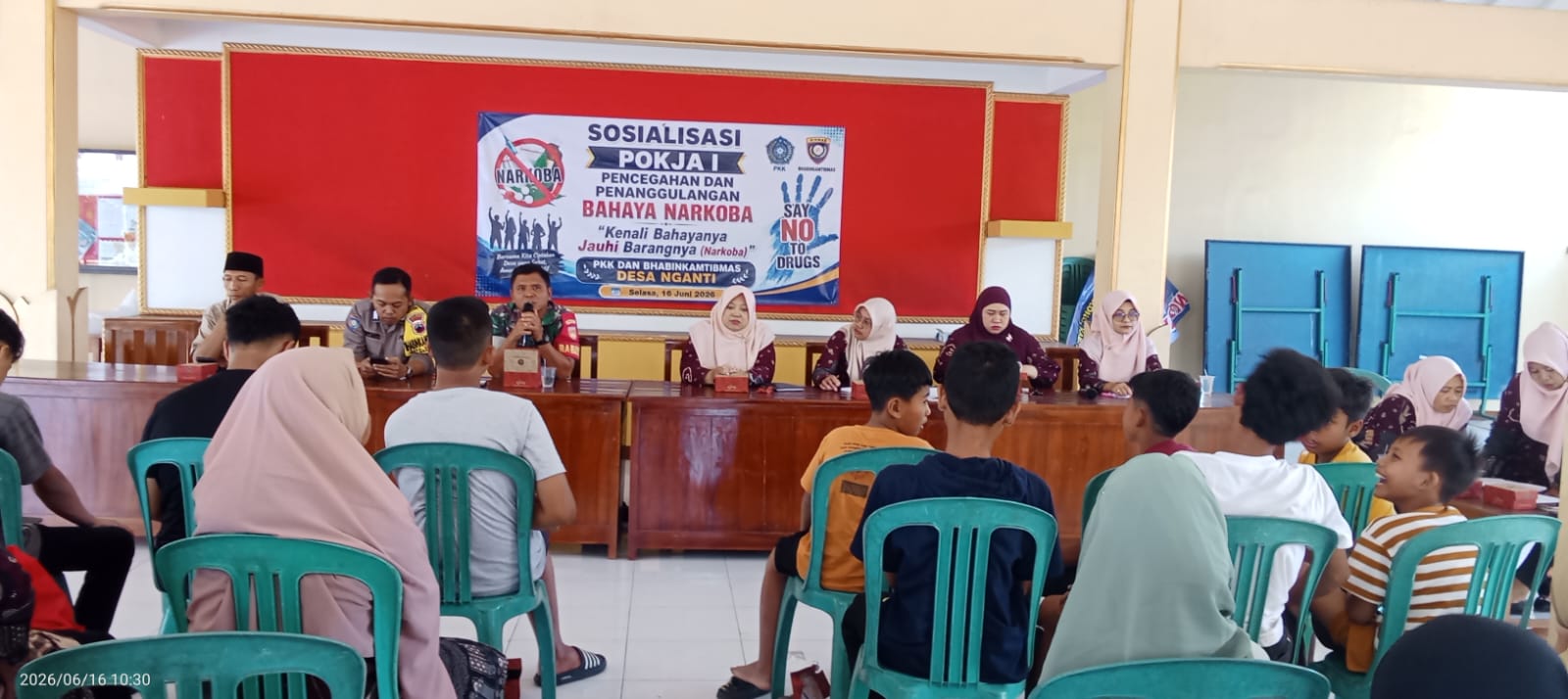 Bentengi Generasi dari Jerat Narkoba, Babinsa dan PKK Desa Nganti Bergerak Bersama