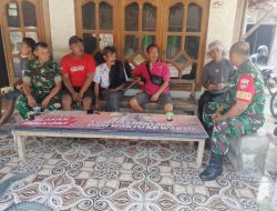 Ciptakan Suasana Hangat, Babinsa Membaur Bersama Warga