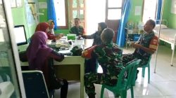 Demi Generasi Sehat, Babinsa Mojorejo Gandeng Bidan Desa Pantau Kondisi Balita dan Ibu Hamil