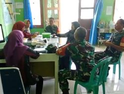 Demi Generasi Sehat, Babinsa Mojorejo Gandeng Bidan Desa Pantau Kondisi Balita dan Ibu Hamil