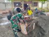 Babinsa Kalijambe Gotong Royong Cor Halaman SDN Keden I, Kepedulian demi Kenyamanan Belajar Siswa