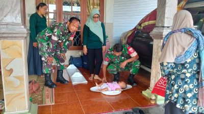 Senyum Balita, Semangat Babinsa Mengawal Generasi Bangsa Senyum Balita, Semangat Babinsa Mengawal Generasi Bangsa