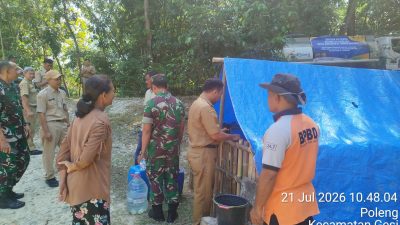 Koramil Gesi, Forkopimcam Gemolong Salurkan 10.000 Liter Air Bersih untuk Warga Terdampak Kekeringan di Poleng