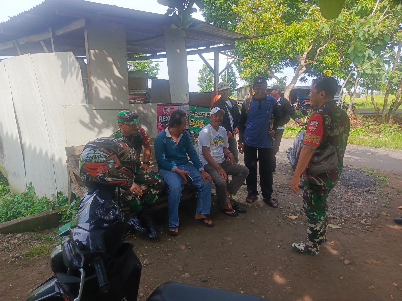 Babinsa  Ingatkan Warga Siaga Hadapi Musim Kemarau