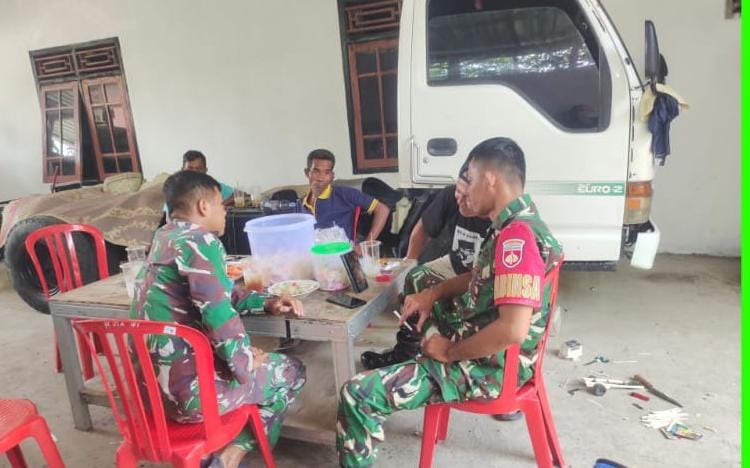 Babinsa Perkuat Komunikasi dengan Poktan, Dorong Pertanian Kandangsapi Kian Produktif