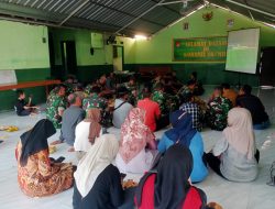 Anggota TNI Kodim 0725/Sragen Bersama Masyarakat Nobar Piala Dunia di Koramil 13/Sukodono, Koramil 14/Mondokan, Koramil 15/Gemolong dan Koramil 16/Miri