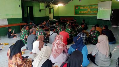 Anggota TNI Kodim 0725/Sragen Bersama Masyarakat Nobar Piala Dunia di Koramil 13/Sukodono, Koramil 14/Mondokan, Koramil 15/Gemolong dan Koramil 16/Miri