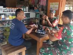 Dari Warung Kelontong, Babinsa Miri Merawat Kepercayaan Warga