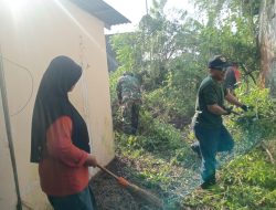 Gotong Royong Tak Boleh Padam, Babinsa Pimpin Aksi Bersih Desa Nganti
