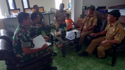 Babinsa dan Perangkat Desa Keden Sinkronkan Data Wilayah, Perkuat Akurasi Informasi Teritorial