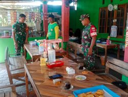 Babinsa Hadir di Lapak Siomay, Bangun Optimisme Pelaku UMKM