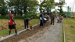 TNI dan Warga Bersatu Bangun Desa, Jalan Jimbar–Derak Disiapkan untuk Dicor TNI dan Warga Bersatu Bangun Desa, Jalan Jimbar–Derak Disiapkan untuk Dicor