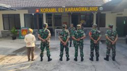 Awali Tugas dengan Disiplin, Bati Tuud Koramil Karangmalang Ingatkan Prajurit Jangan Lengah