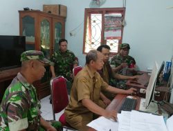 Babinsa Mondokan Jemput Data ke BPP, Pastikan Potensi Pertanian Tercatat Akurat