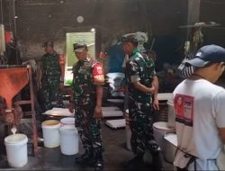 Babinsa Miri Dampingi UMKM Tahu, Tekankan Kebersihan Demi Jaga Mutu dan Kepercayaan Konsumen