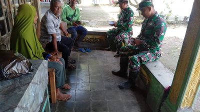 Babinsa Gesi Pastikan Data Kelompok Tani Akurat, Dukung Ketepatan Sasaran Pupuk Bersubsidi
