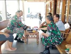 Kemarau Tiba, Babinsa Mojorejo Gandeng Tokoh Masyarakat Cegah Kebakaran