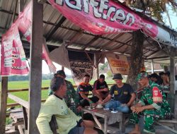 Andreas Jenar Keliling Desa, Ingatkan Warga Jangan Sembarangan Bakar Lahan
