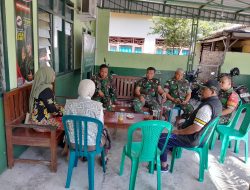 Babinsa Gemolong Ajak Warga Jaga Kebersihan, Waspadai DBD dan Curanmor