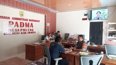 Babinsa Gesi Bersama Perangkat Desa Data Warga Baru, Perkuat Deteksi Dini di Poleng
