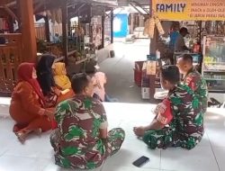 Babinsa Sidokerto Kunjungi Warga Natah, Dua Isu Ini Jadi Perhatian