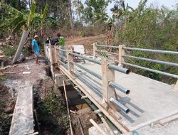 Jembatan Kali Bunder Mulai Berbentuk, Progres Tembus 70 Persen