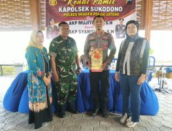Kapolsek Sukodono Berganti, Danramil Tekankan Sinergi Jaga Kondusivitas