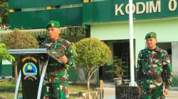 Kasdim Sragen Bacakan Amanat Pangdam IV/Diponegoro, Prajurit Diingatkan Waspada Karhutla hingga Jaga Disiplin