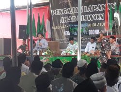 700 Jamaah Padati Pengajian MWC NU Sukodono, Serma Anto Joko Wakili Danramil Hadir di Tengah Warga