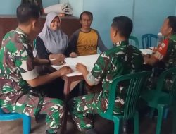 Api Mengintai di Musim Kemarau, Babinsa Plupuh Ingatkan Warga Jangan Tinggalkan Pembakaran Sampah