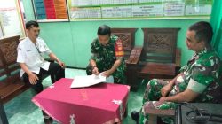 Babinsa Tangen Perbarui Data Teritorial, Sasar Data Siswa SDN Dukuh 2