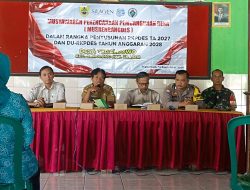 Babinsa Tegaldowo Hadiri Musrenbangdes, Kawal Penyusunan RKPDes 2026 dan DU RKPDes 2027